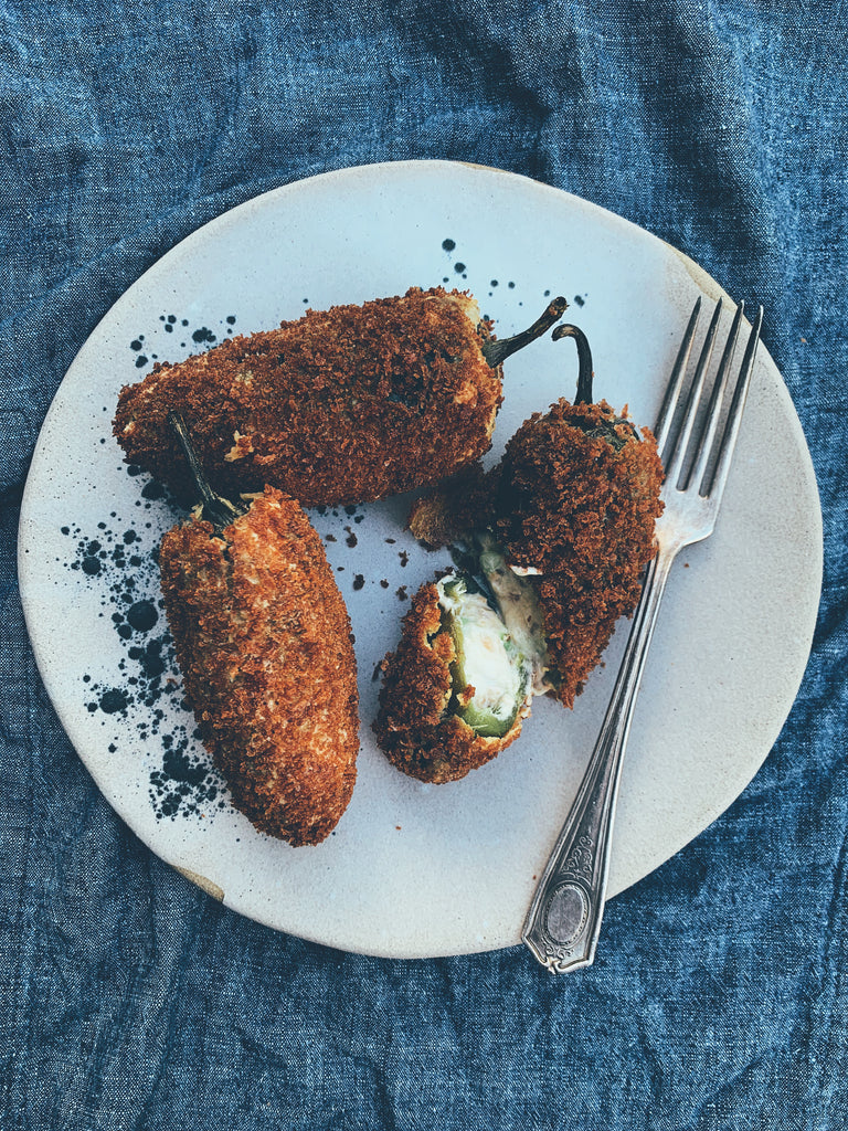 Smoked Salmon Stuffed Jalapeno Poppers