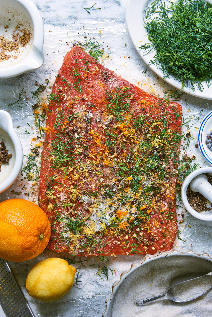 Wild Salmon Gravlax
