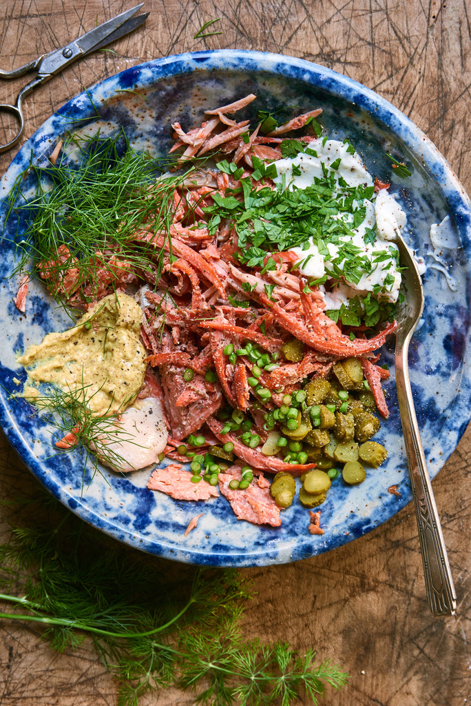 Use-it-all Salmon Salad