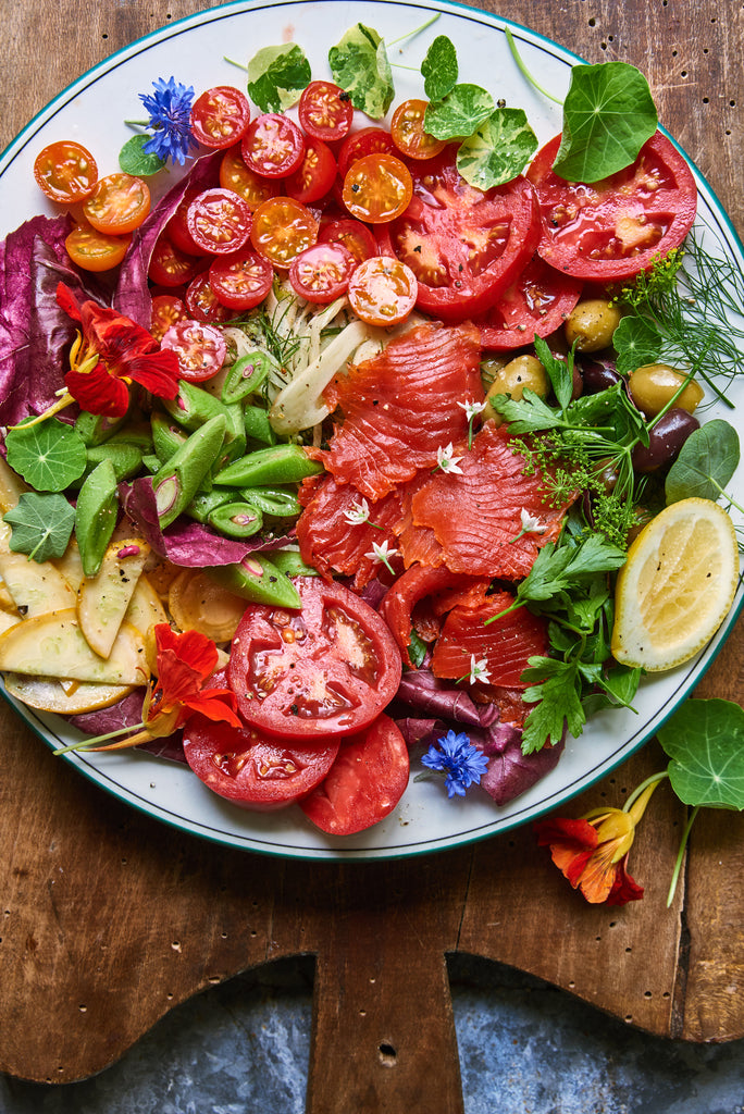 Cured Sockeye Salmon Niçoise