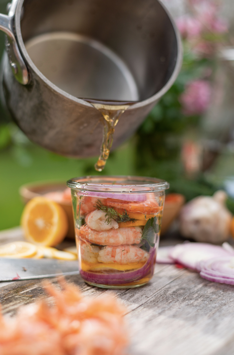 Pickled Alaska Spot Prawns