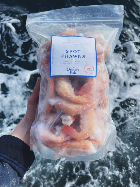 Frozen Alaska Spot Prawns (10 lb Box)