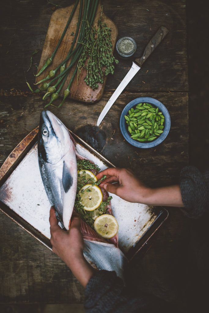 Fresh Copper River Sockeye Salmon (2 Whole Fish)
