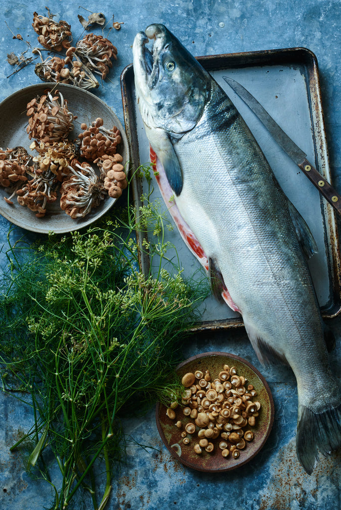 Fresh Copper River Coho Salmon (2 Whole Fish)